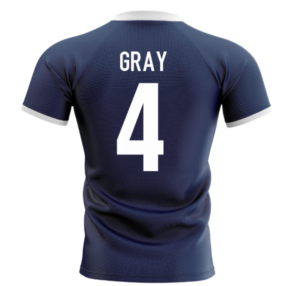 2024-2025 Scotland Flag Concept Rugby Shirt (Gray 4)