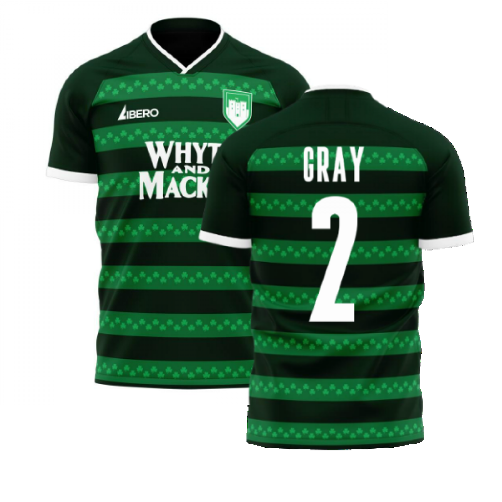  Hibernian 2025-2026 Third Concept Football Kit (Libero) (GRAY 2)