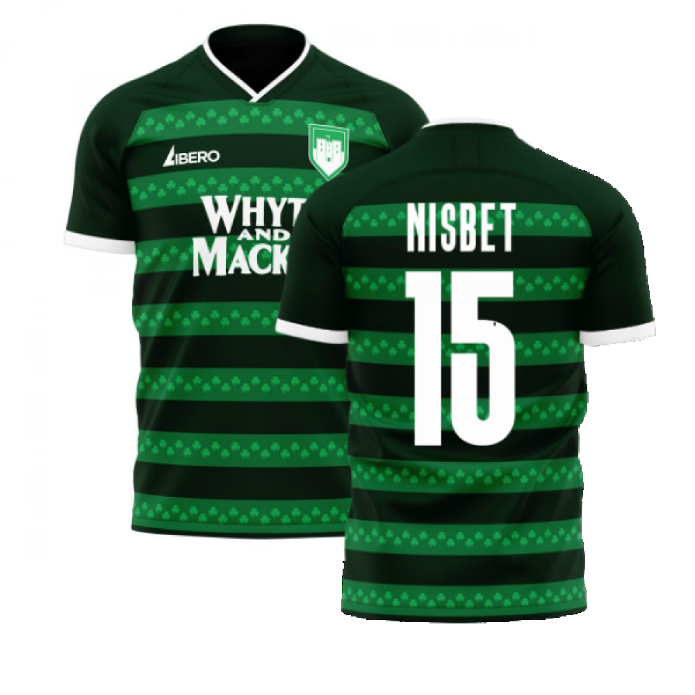  Hibernian 2025-2026 Third Concept Football Kit (Libero) (NISBET 15)