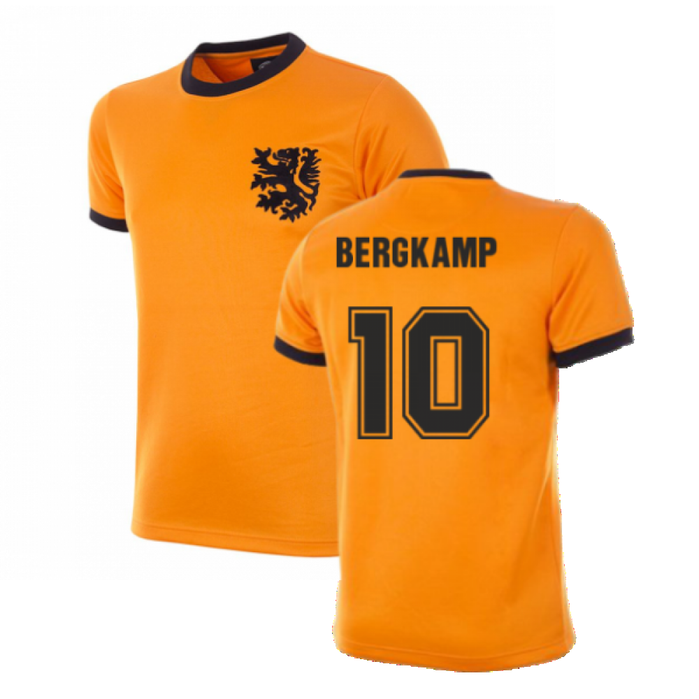 Holland World Cup 1978 Retro Football Shirt (BERGKAMP 10)