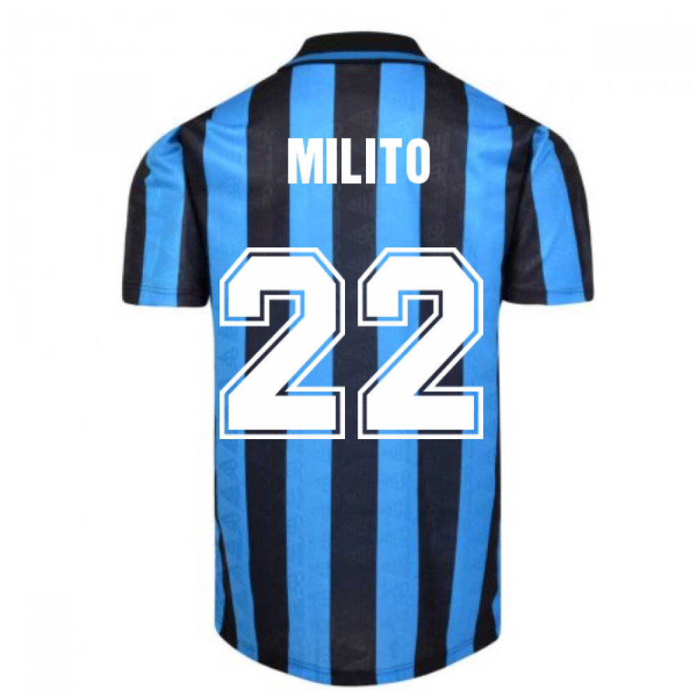 Internazionale 1992 Home Shirt (MILITO 22)