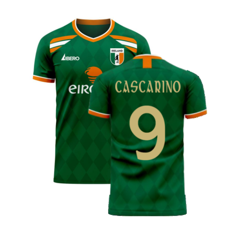 Ireland 2024-2025 Classic Concept Football Kit (Libero) (CASCARINO 9)