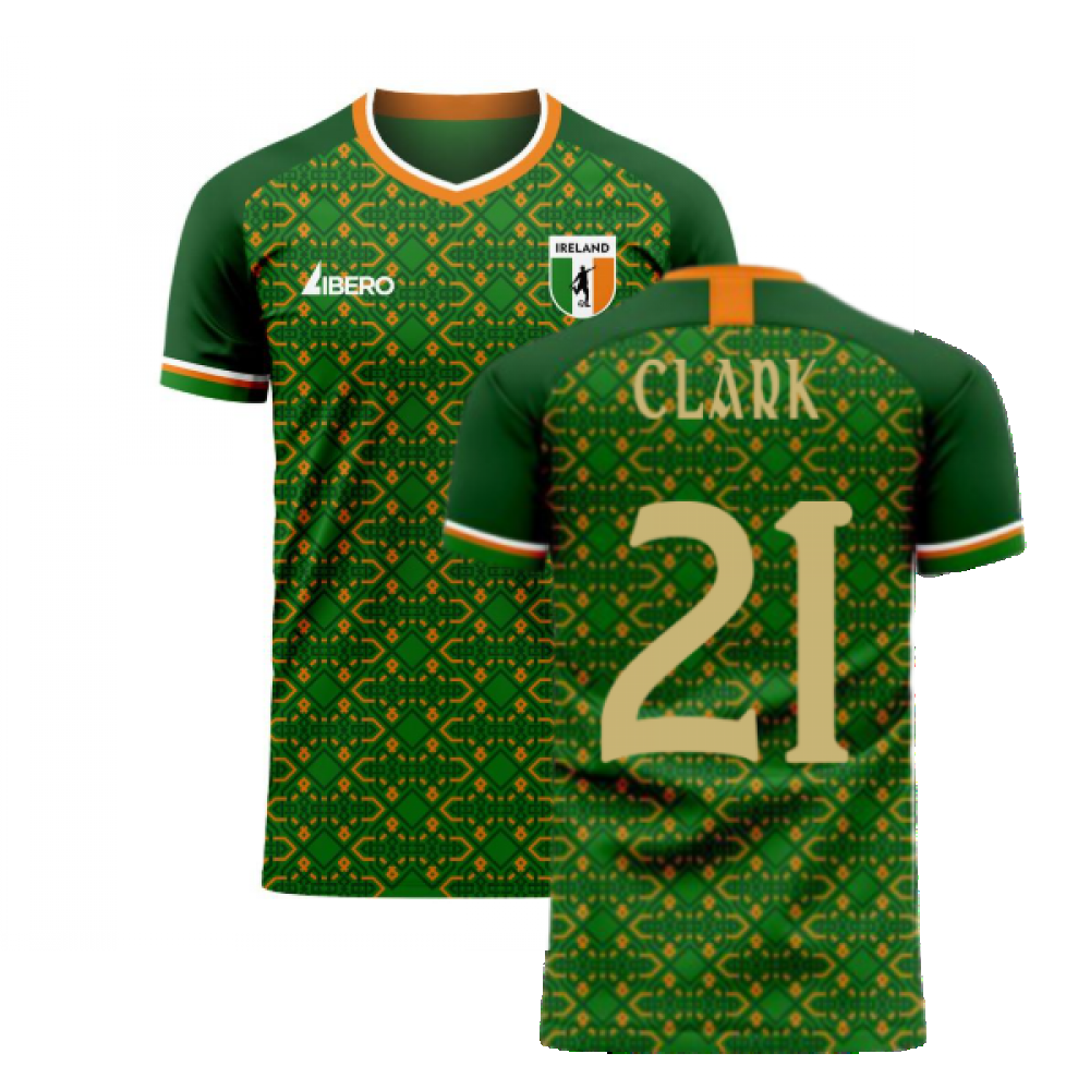 Ireland 2024-2025 Home Concept Football Kit (Libero) (CLARK 21)