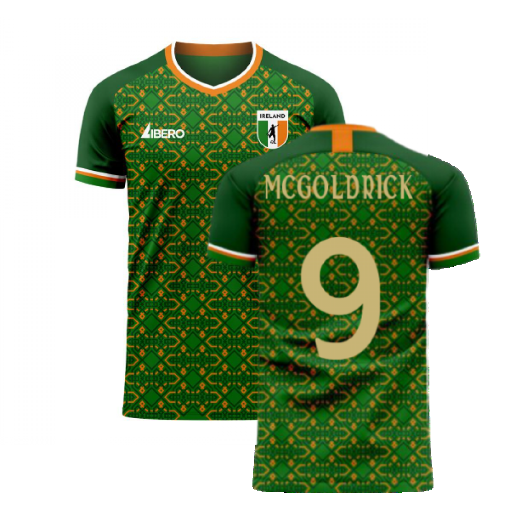 Ireland 2024-2025 Home Concept Football Kit (Libero) (MCGOLDRICK 9)