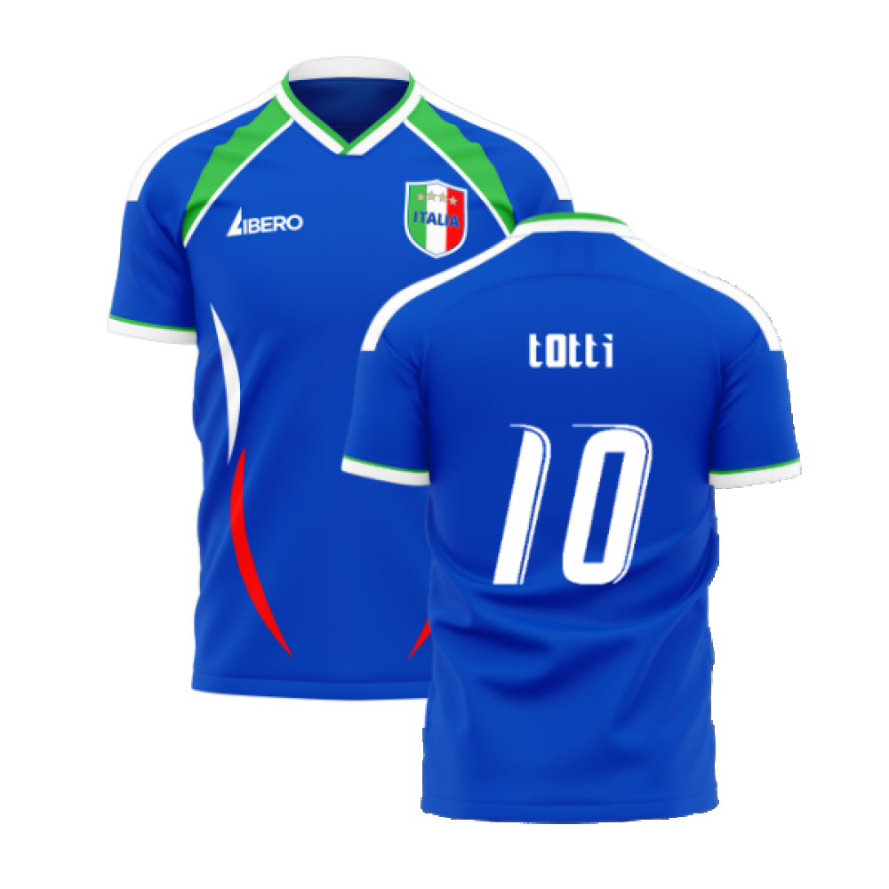 Italy 2006 Style Home Concept Shirt (Libero) (TOTTI 10)