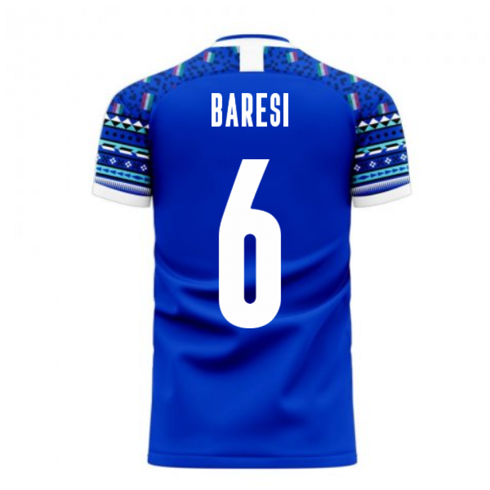 Italy 2024-2025 Home Concept Football Kit (Libero) (BARESI 6)