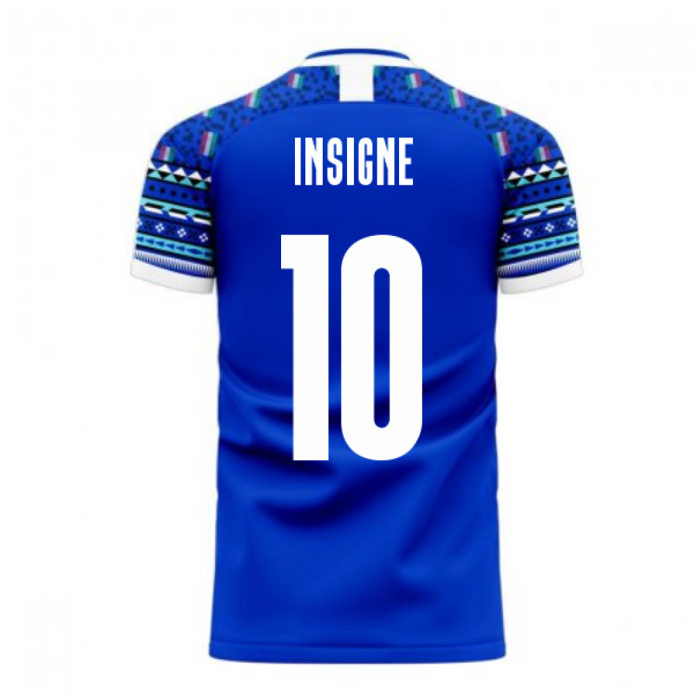 Italy 2024-2025 Home Concept Football Kit (Libero) (INSIGNE 10)