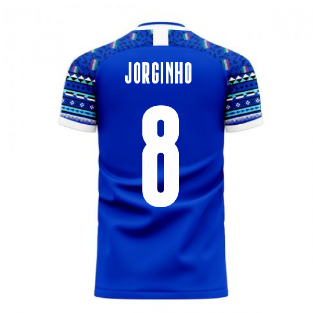 Italy 2024-2025 Home Concept Football Kit (Libero) (JORGINHO 8)