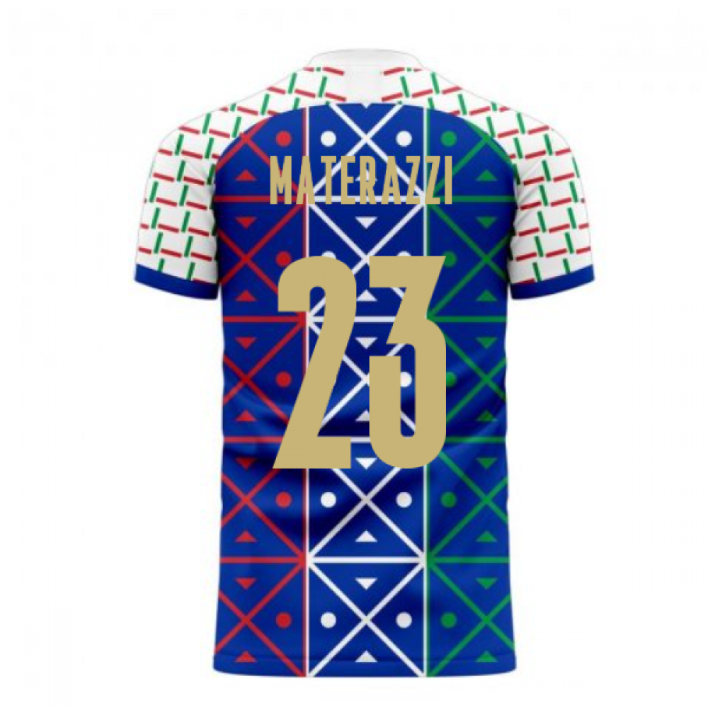 Italy 2024-2025 Renaissance Home Concept Football Kit (Libero) (MATERAZZI 23)