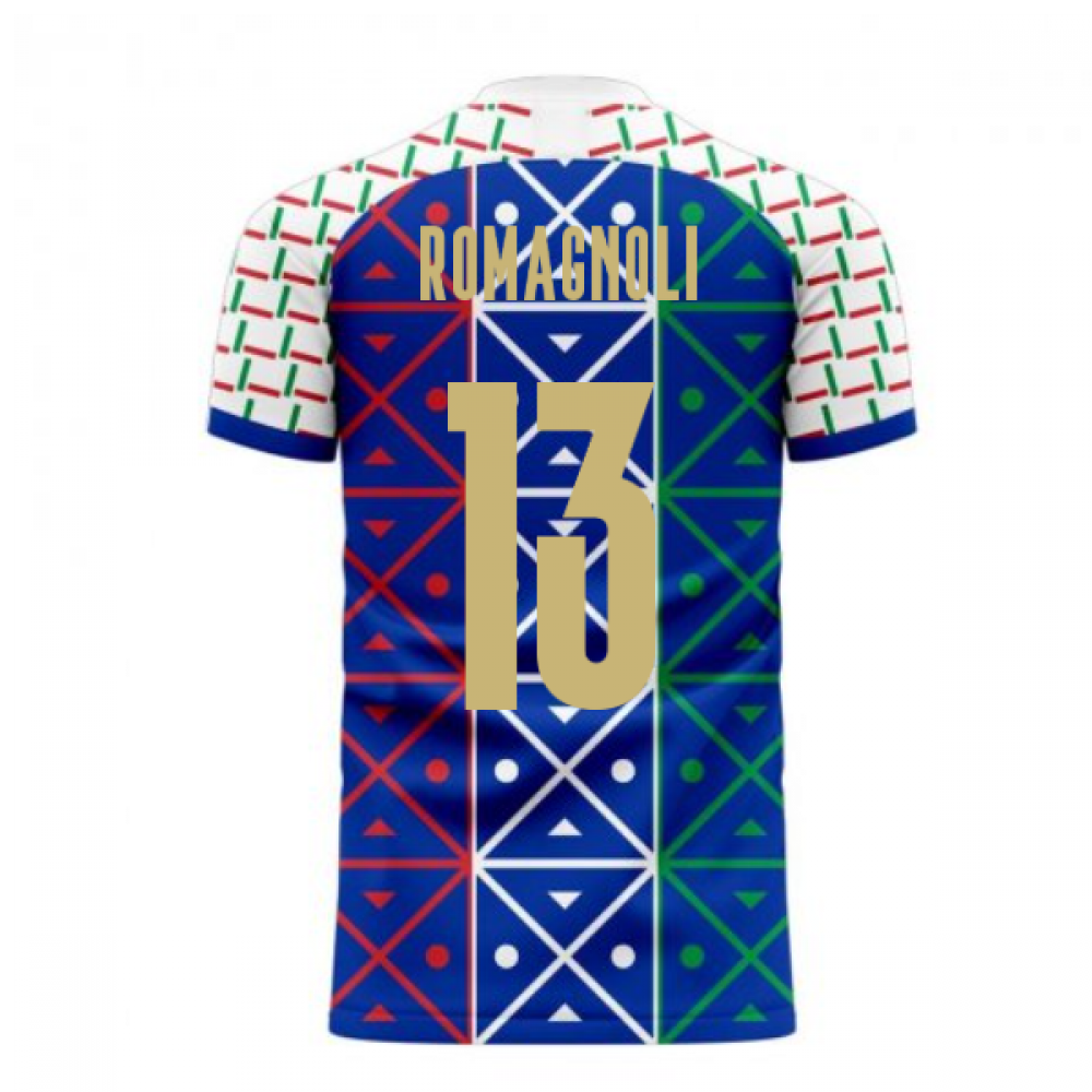 Italy 2024-2025 Renaissance Home Concept Football Kit (Libero) (ROMAGNOLI 13)