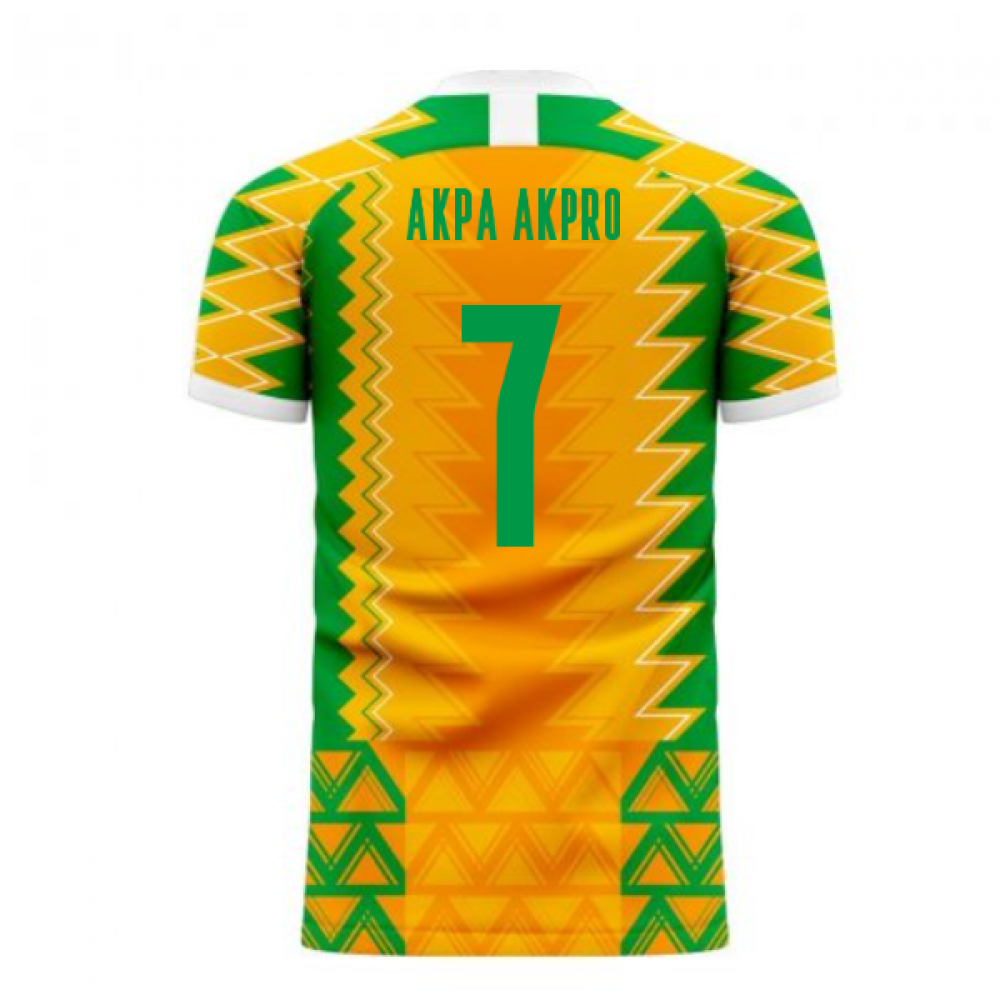 Ivory Coast 2025-2026 Home Concept Football Kit (Libero) (AKPA AKPRO 7)