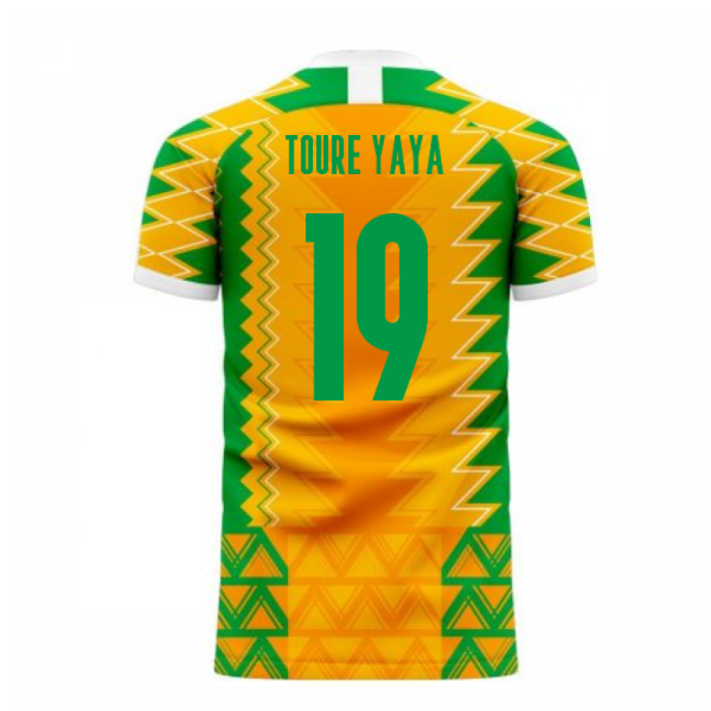 Ivory Coast 2024-2025 Home Concept Football Kit (Libero) (TOURE YAYA 19)