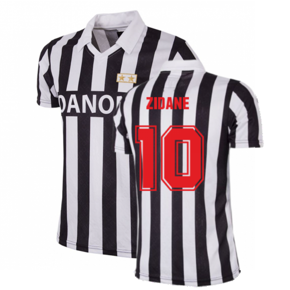 Juventus FC 1992 - 93 Coppa UEFA Retro Football Shirt (ZIDANE 10)