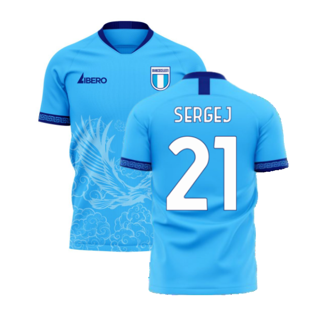 Lazio 2024-2025 Home Concept Football Kit (Libero) (SERGEJ 21)