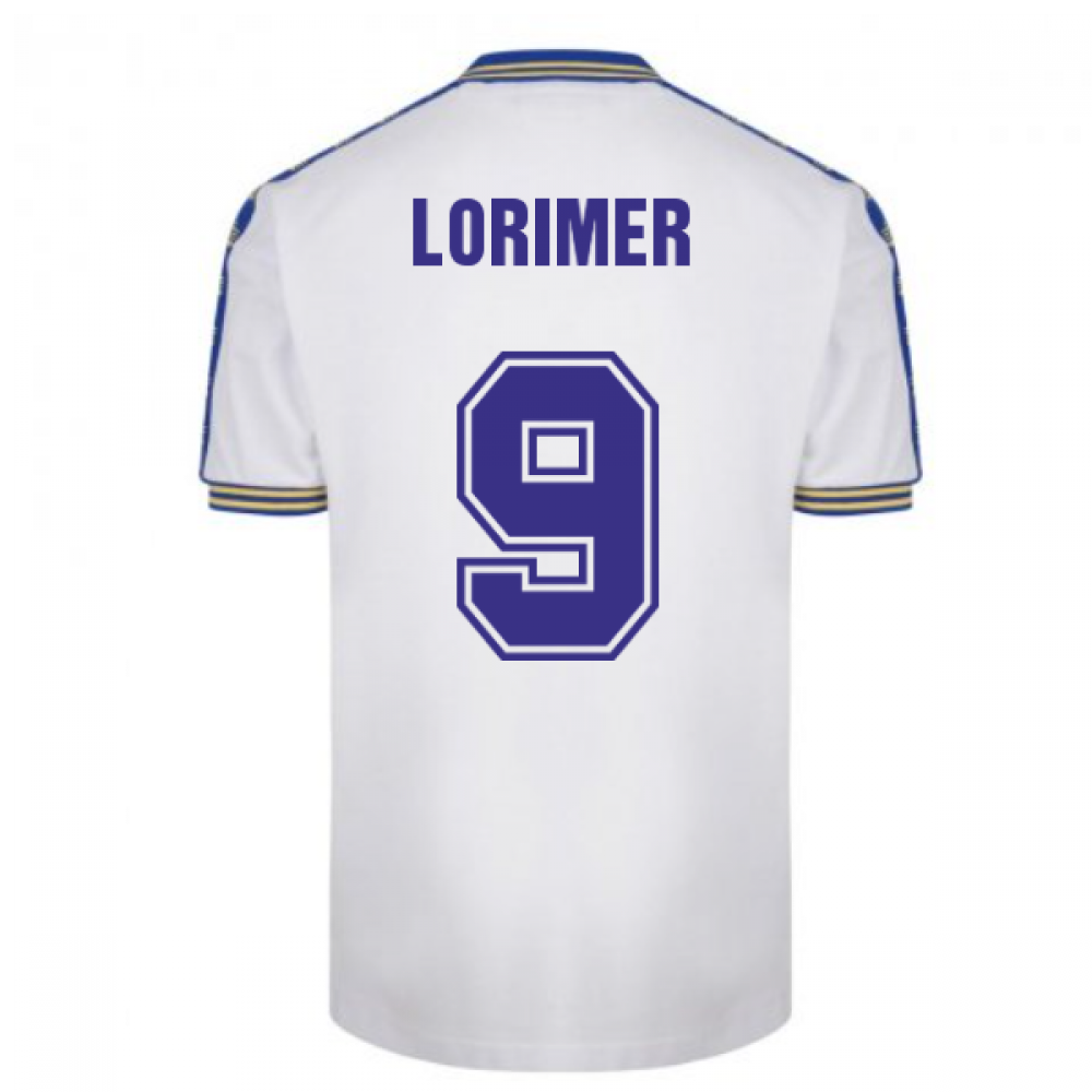 Leeds United 1978 Admiral Retro Football Shirt (Lorimer 9)