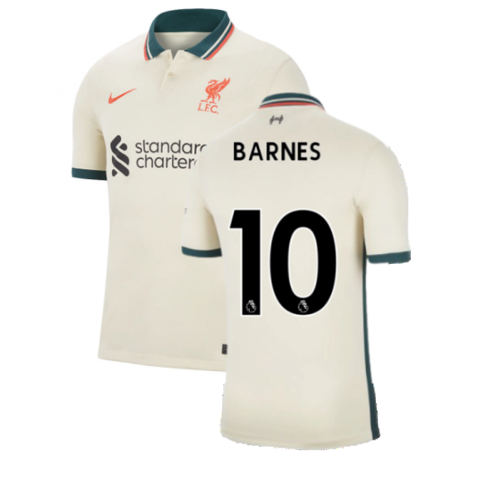 Liverpool 2021-2022 Away Shirt (Kids) (BARNES 10)