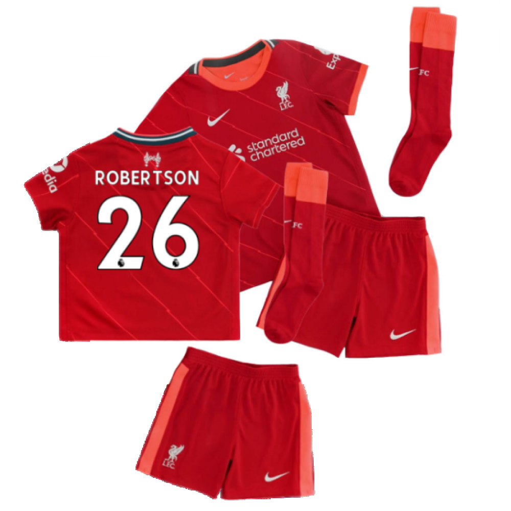 Liverpool 2021-2022 Home Little Boys Mini Kit (ROBERTSON 26)