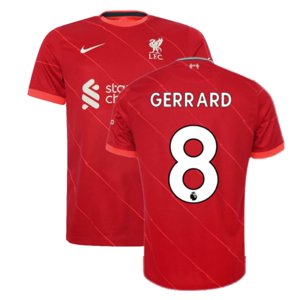 Liverpool 2021-2022 Home Shirt (Kids) (GERRARD 8)