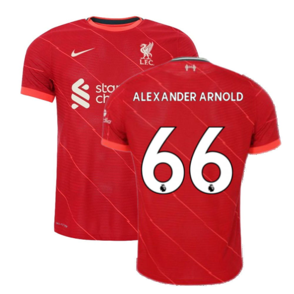 Liverpool 2021-2022 Vapor Home Shirt (ALEXANDER ARNOLD 66)