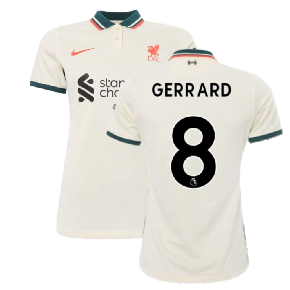 Liverpool 2021-2022 Womens Away Shirt (GERRARD 8)