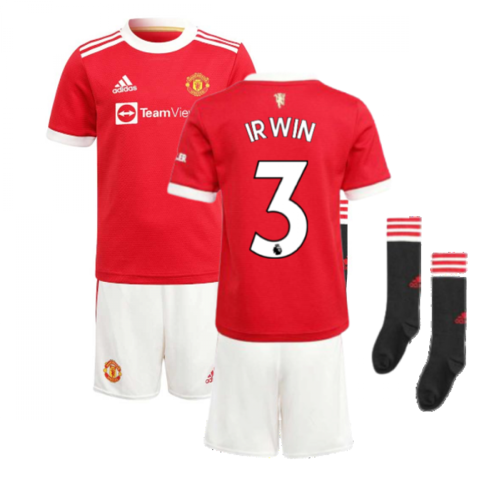 Man Utd 2021-2022 Home Mini Kit (IRWIN 3)