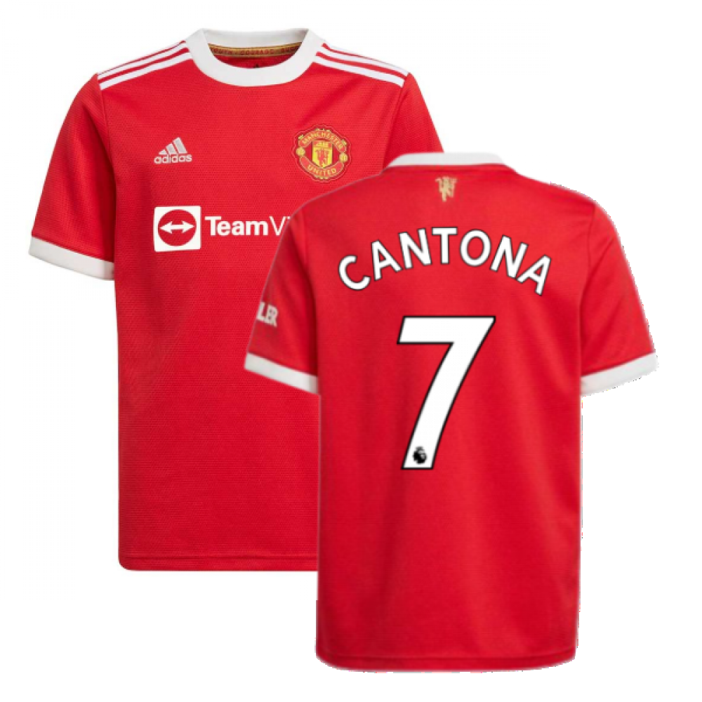 Man Utd 2021-2022 Home Shirt (Kids) (CANTONA 7)