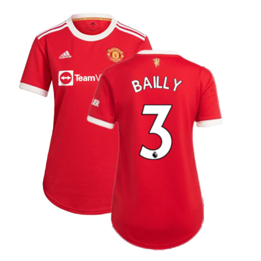 Man Utd 2021-2022 Home Shirt (Ladies) (BAILLY 3)