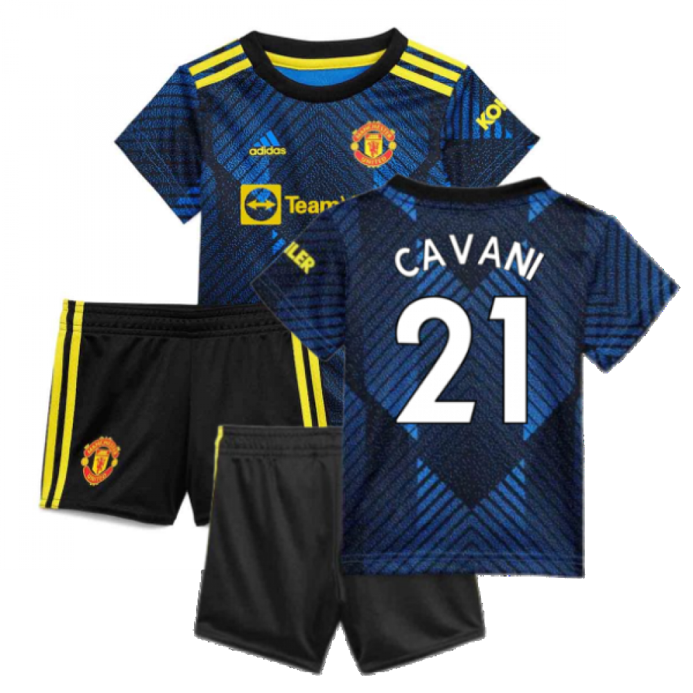 Man Utd 2021-2022 Third Baby Kit (Blue) (CAVANI 21)