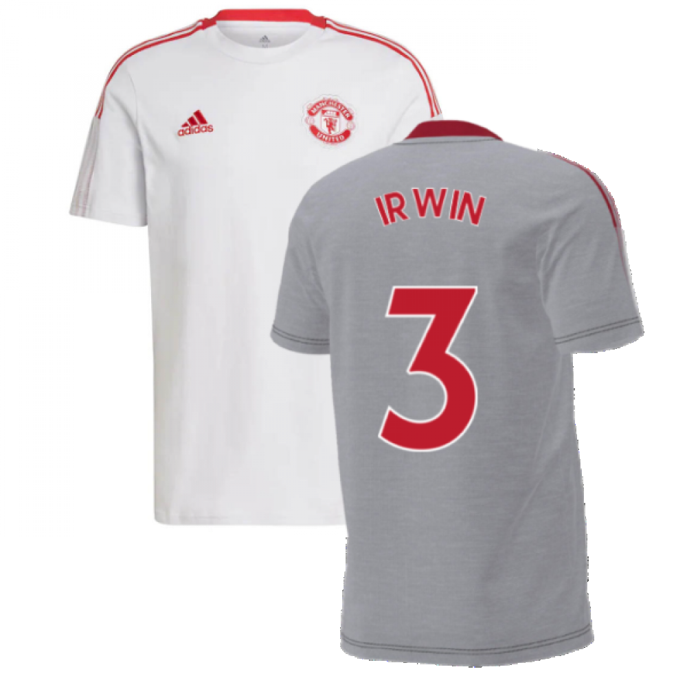 Man Utd 2021-2022 Training Tee (Grey) (IRWIN 3)