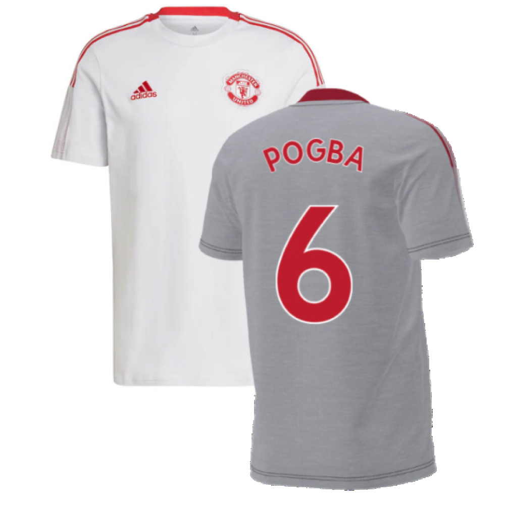 Man Utd 2021-2022 Training Tee (Grey) (POGBA 6)