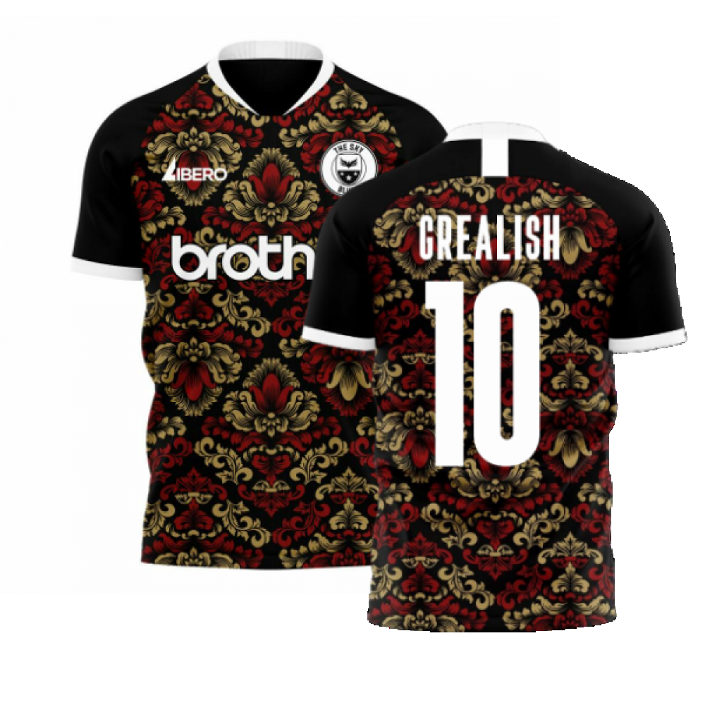 Manchester Blues 2024-2025 Away Concept Football Kit (Libero) (GREALISH 10)