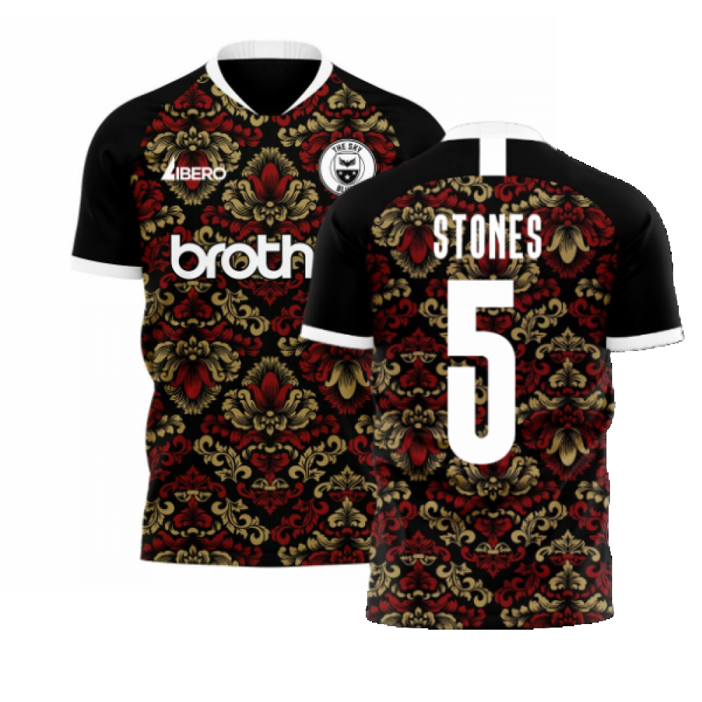 Manchester Blues 2024-2025 Away Concept Football Kit (Libero) (STONES 5)