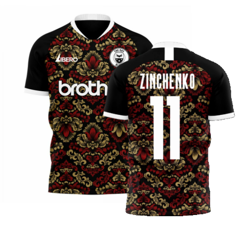 Manchester Blues 2024-2025 Away Concept Football Kit (Libero) (ZINCHENKO 11)