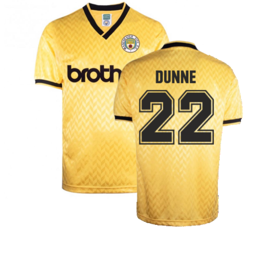 Manchester City 1989 Third Retro Shirt (DUNNE 22)