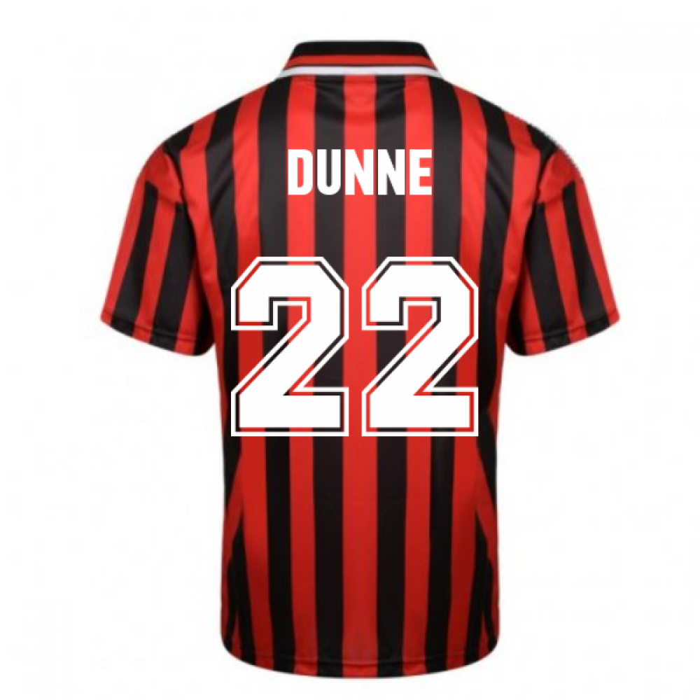 Manchester City 1994 Away Retro Shirt (DUNNE 22)