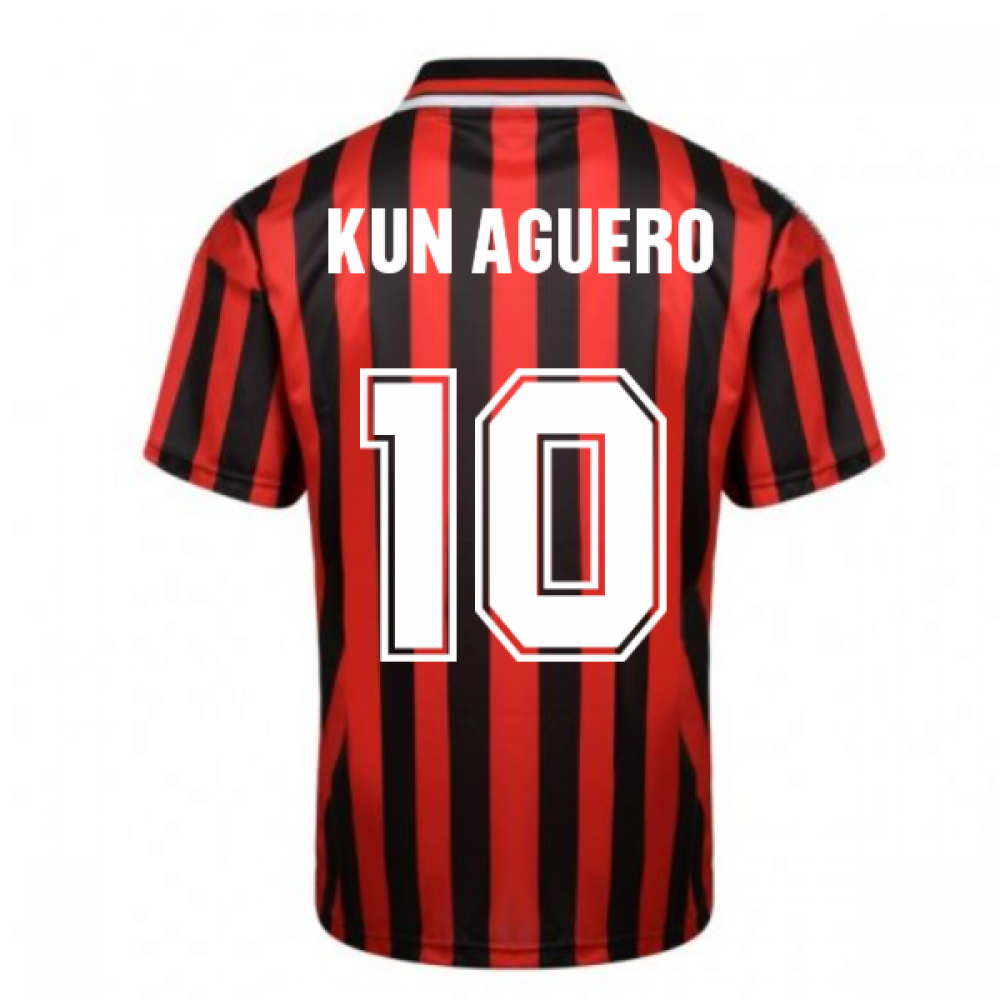 Manchester City 1994 Away Retro Shirt (KUN AGUERO 10)