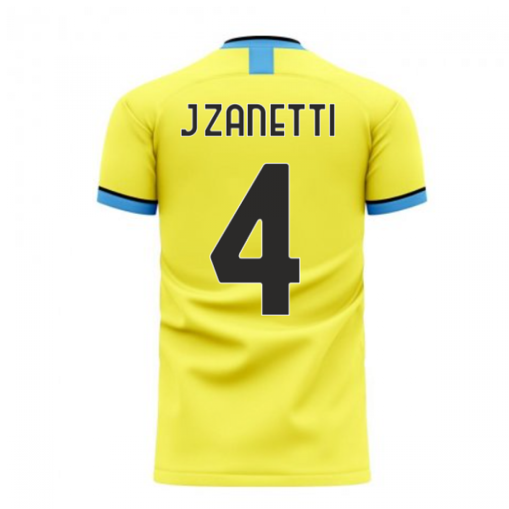  Nerazzurri Milan 2024-2025 Away Concept Football Kit (Libero) (J.ZANETTI 4) - Womens