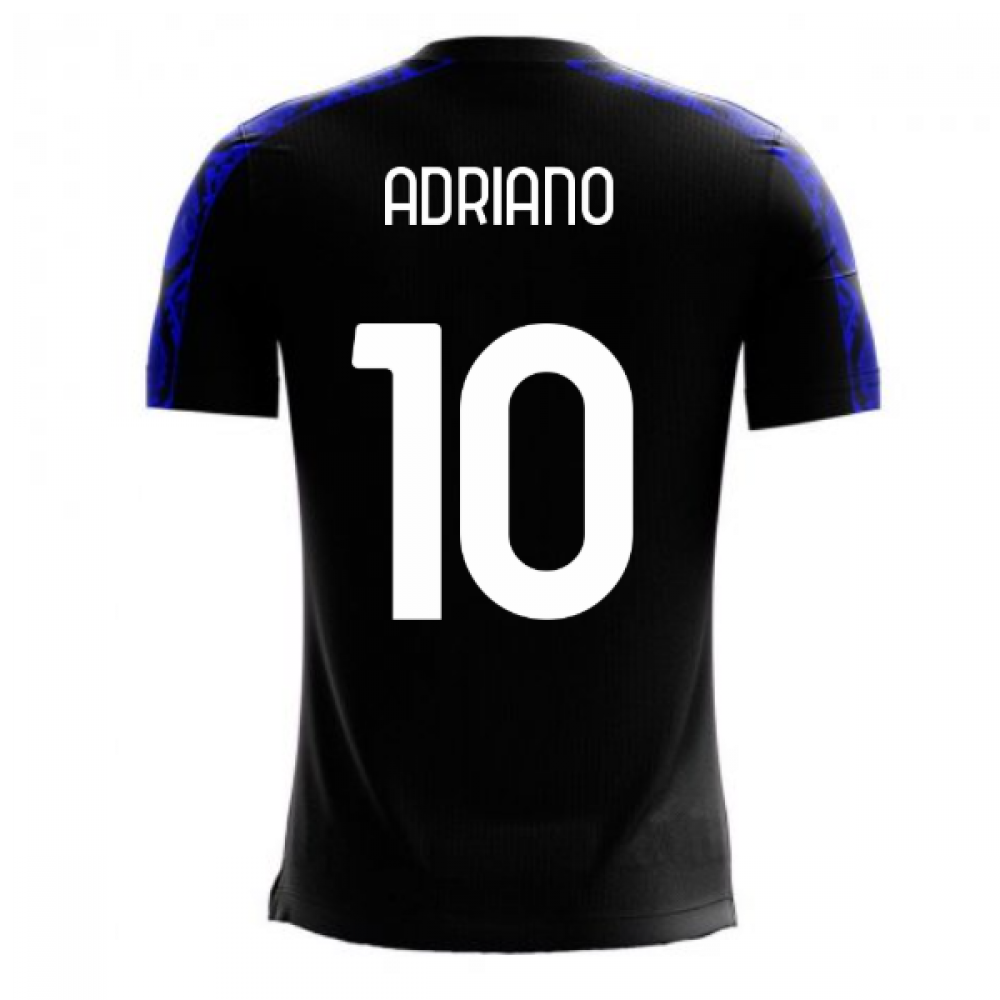 Nerazzurri Milan 2024-2025 Home Concept Football Kit (Libero) (ADRIANO 10)