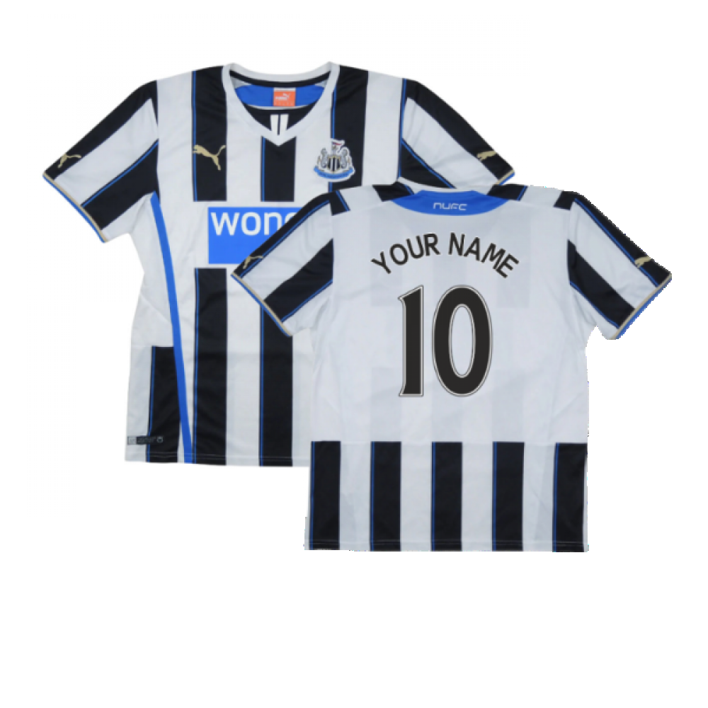 Newcastle United 2013-14 Home Shirt ((Excellent) XXL) (Your Name)