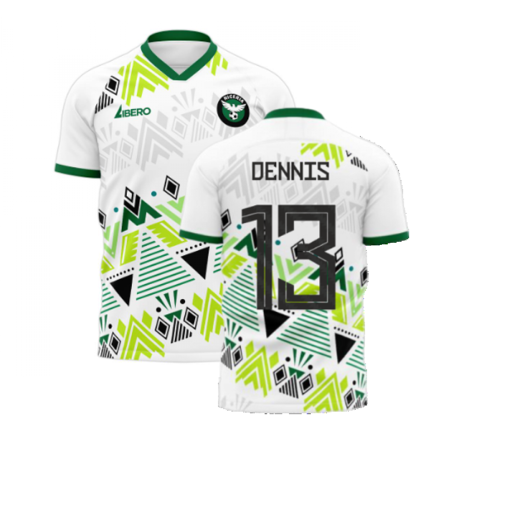  Nigeria 2024-2025 Away Concept Football Kit (Libero) (DENNIS 13) - Womens