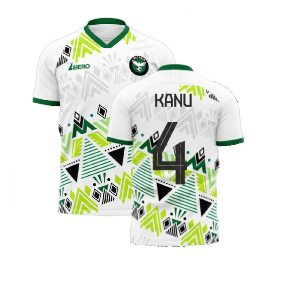  Nigeria 2024-2025 Away Concept Football Kit (Libero) (KANU 4) - Baby