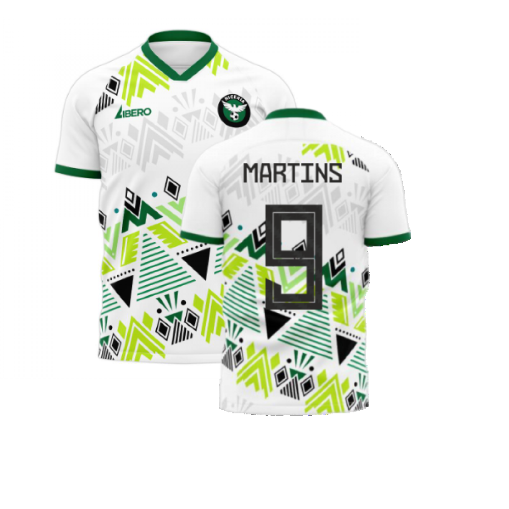  Nigeria 2024-2025 Away Concept Football Kit (Libero) (MARTINS 9) - Womens