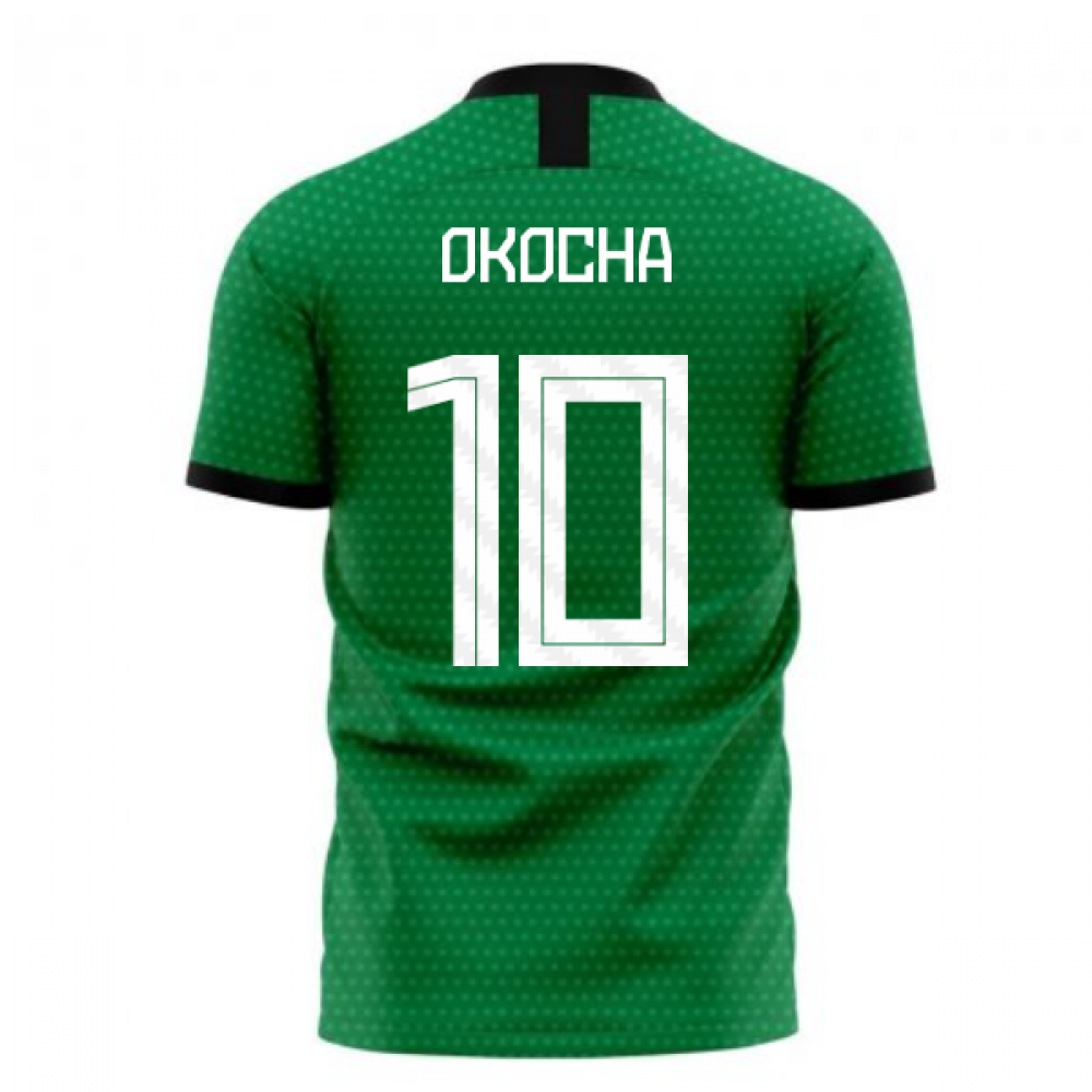 Nigeria 2024-2025 Home Concept Football Kit (Libero) (OKOCHA 10)