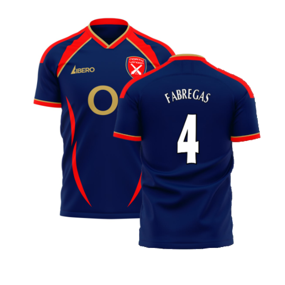 North London Reds 2006 Style Away Concept Shirt (Libero) (Fabregas 4)