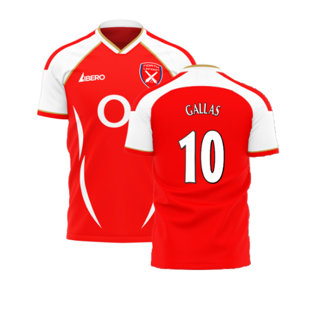 North London Reds 2006 Style Home Concept Shirt (Libero) (Gallas 10)