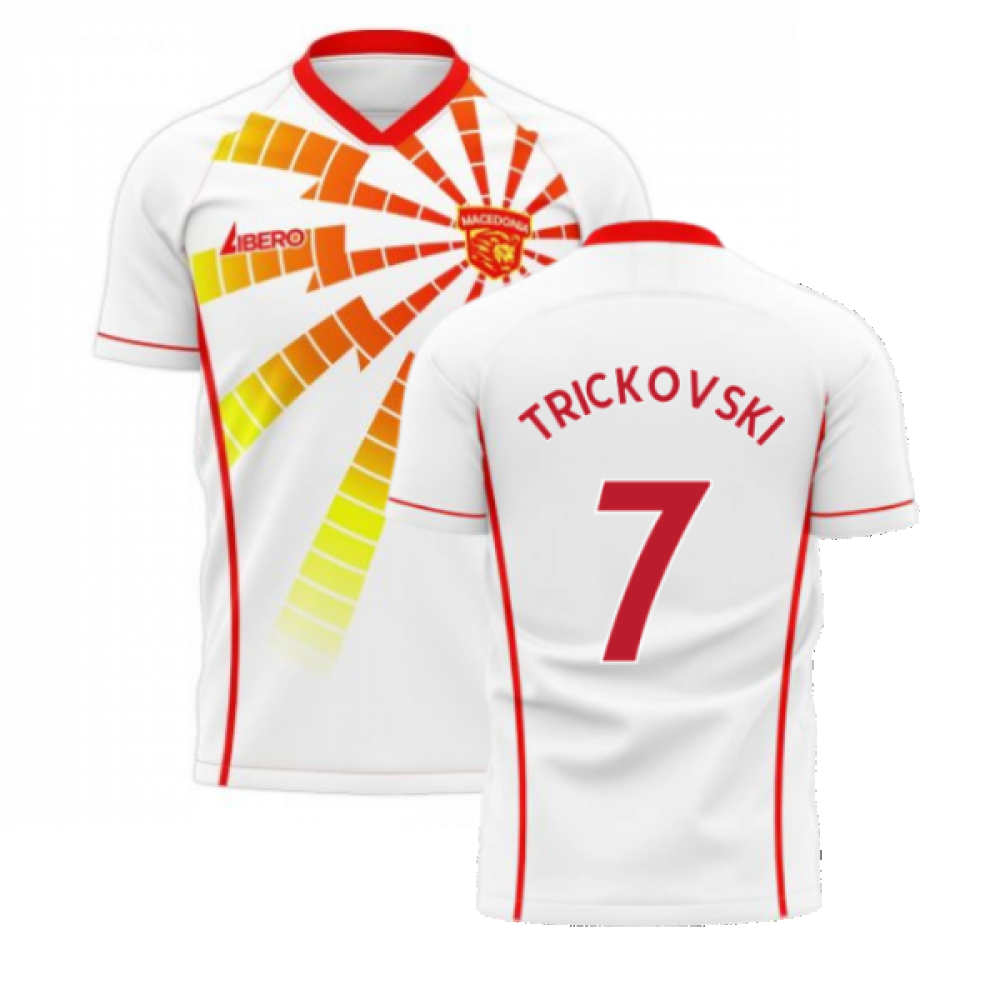  North Macedonia 2024-2025 Away Concept Shirt (Libero) (TRICKOVSKI 7)