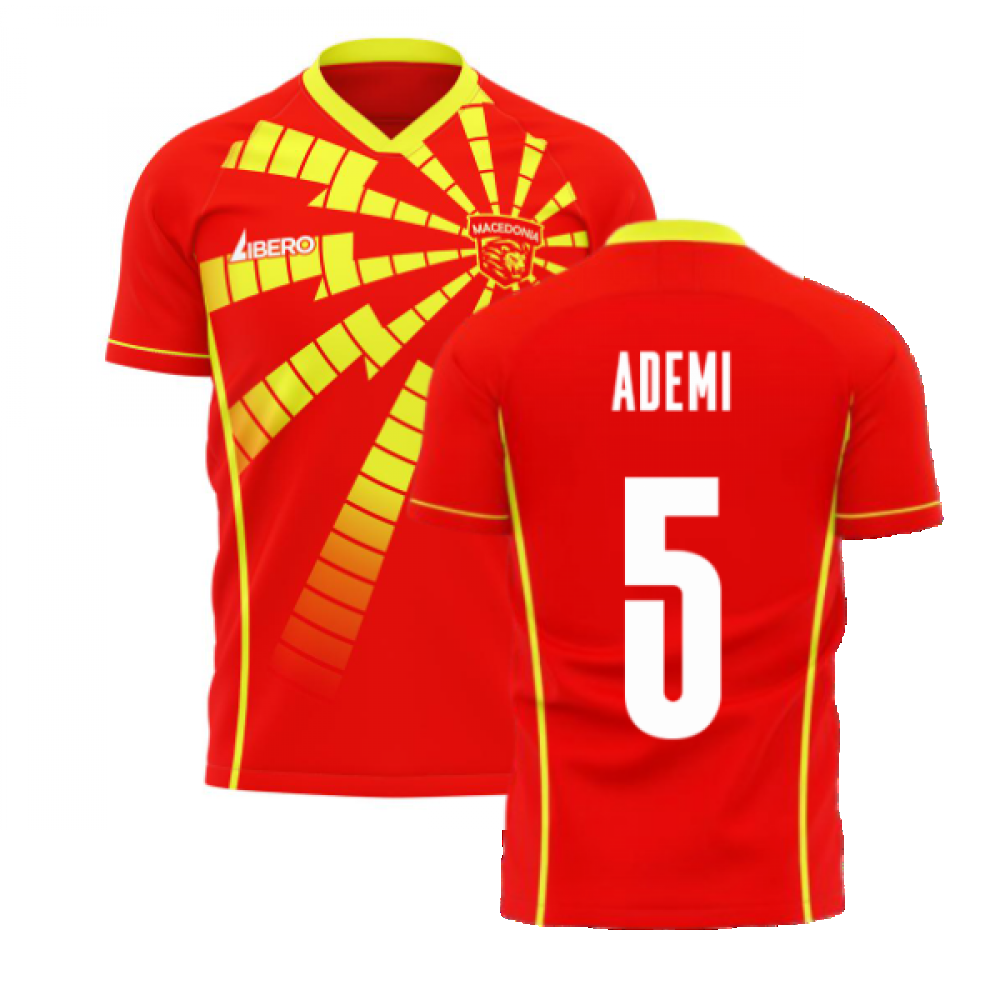  North Macedonia 2024-2025 Home Concept Shirt (Libero) (ADEMI 5)