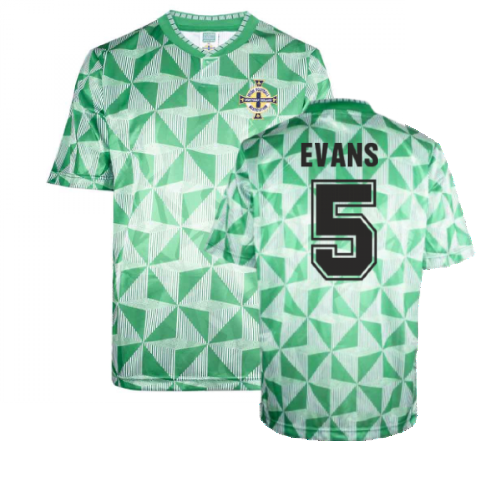 Northern Ireland 1990 Home Retro Shirt (EVANS 5)