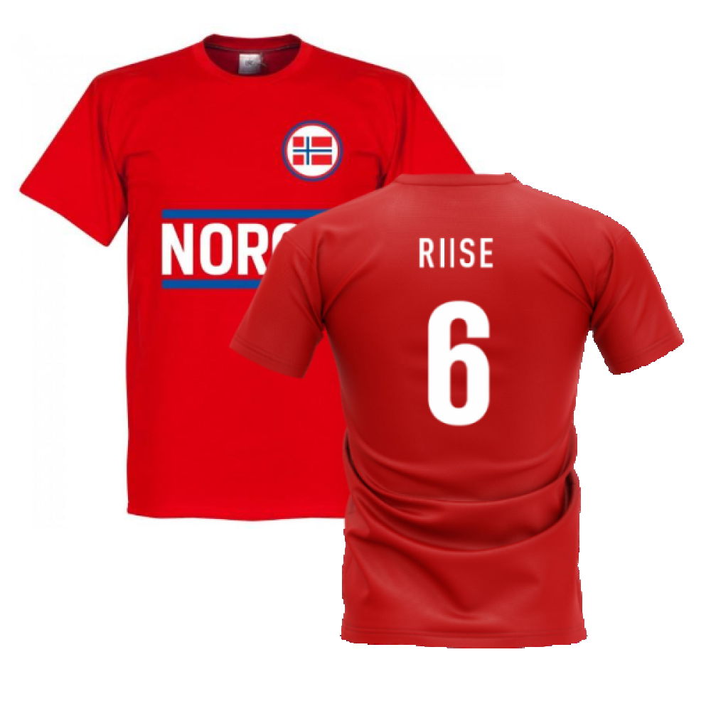 Norway Team T-Shirt - Red (RIISE 6)