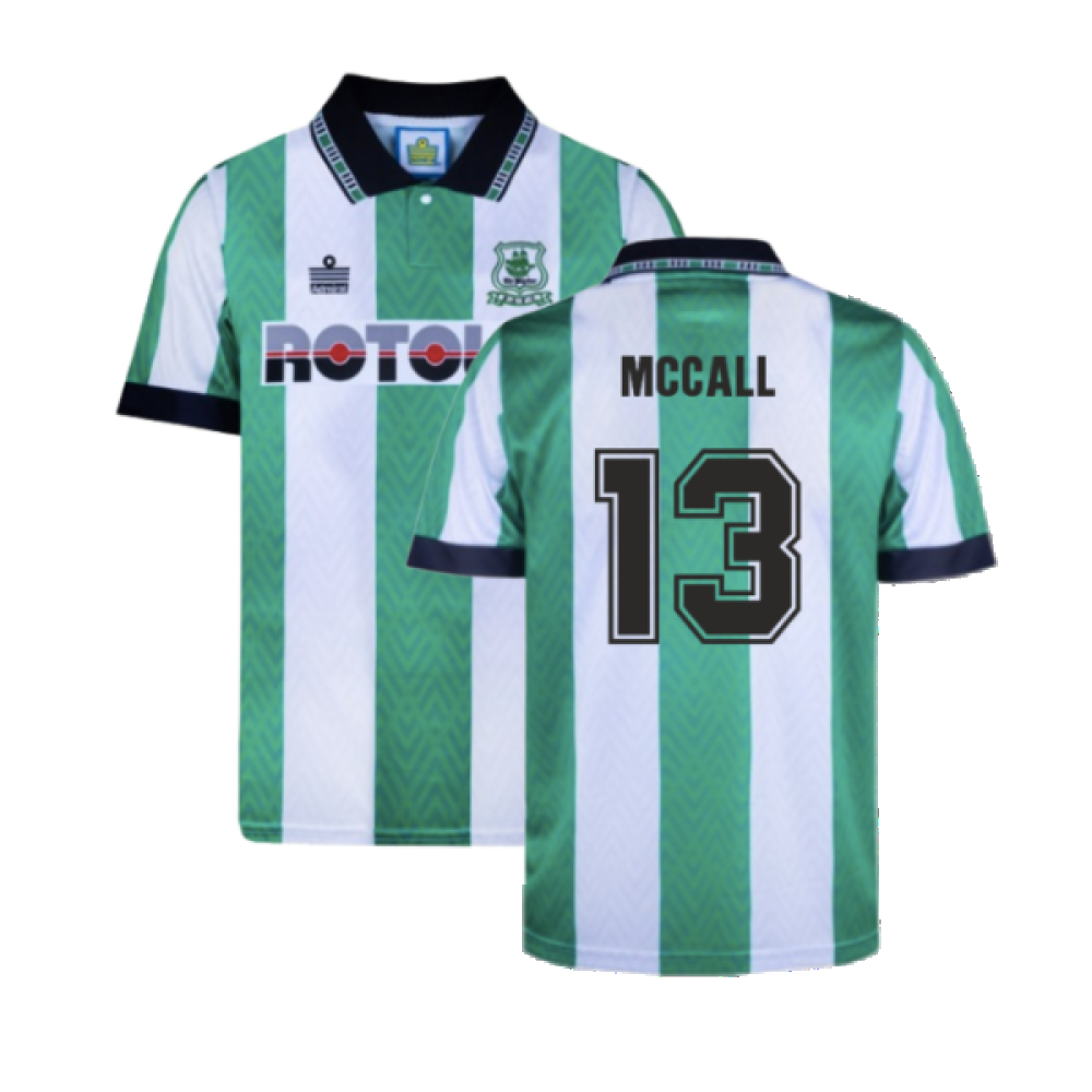 Plymouth Argyle 1992 Admiral Home Shirt (McCall 13)